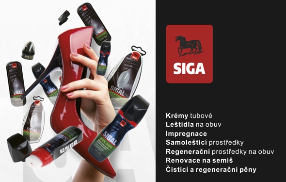 SIGA - Ošetřující prostředky na obuv
