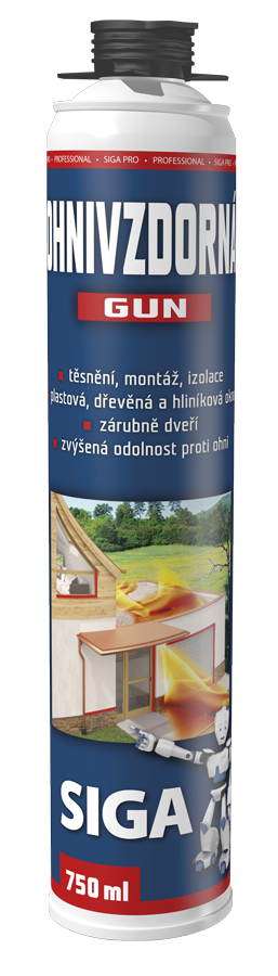 SIGA PRO ohnivzdorn 750 ml pistolov