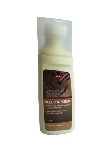 SIGAL velur nubuk s apliktorem 75ml