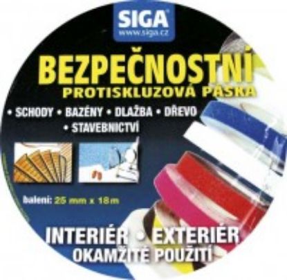 Obrázek PROTISKLUZOVÁ BEZPEČNOSTNÍ páska pro bazény - šedá